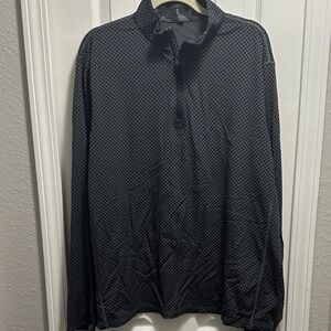 Greyson wolf head 🐺 pattern quarter Zip XL